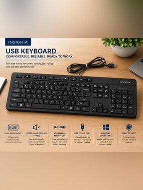 Insignia USB Keyboard